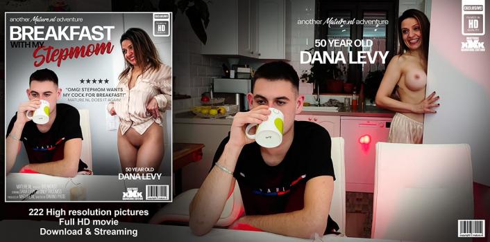 [maturenl] – 50 Year Old Stepmom Dana Levy Wants Her Stepson’s Hard Cock For Goldjuice