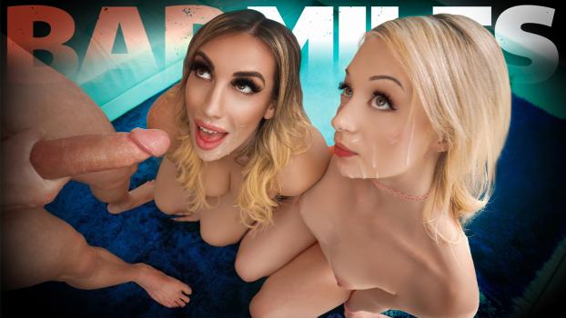 [badmilfs] – Cecelia Taylor & Mia James – Her Sex Educator Thinks The Best Mia